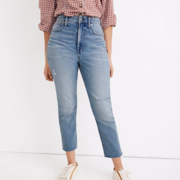 Madewell The Curvy Perfect Vintage Jean in Coffey Wash: Worn-In Edition - Picture 1 of 9